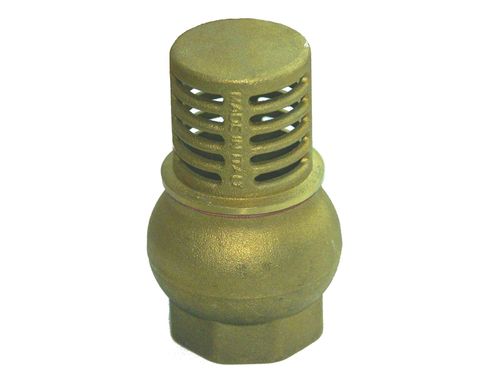 Rückschlag-Fußventil mit Messing Korb massiv 1" (32mm IG) (Bild für) Rückschlag-Fußventil mit Messing Korb massiv 1" (32mm IG)